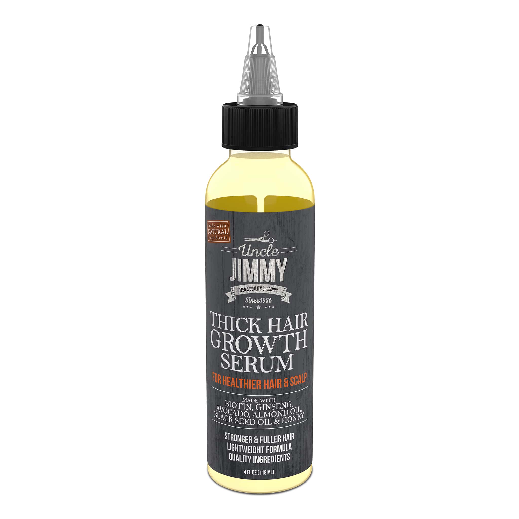 Uncle Jimmy Thick Hair Growth Serum 4oz Slight View
