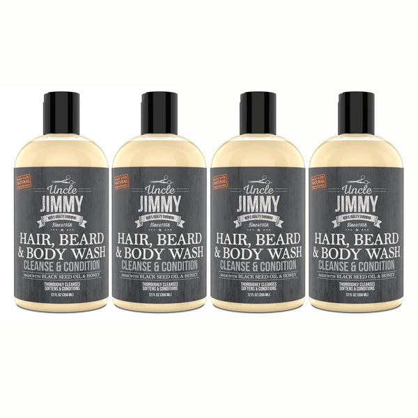 Uncle Jimmy Hair, Beard & Body Wash 12oz