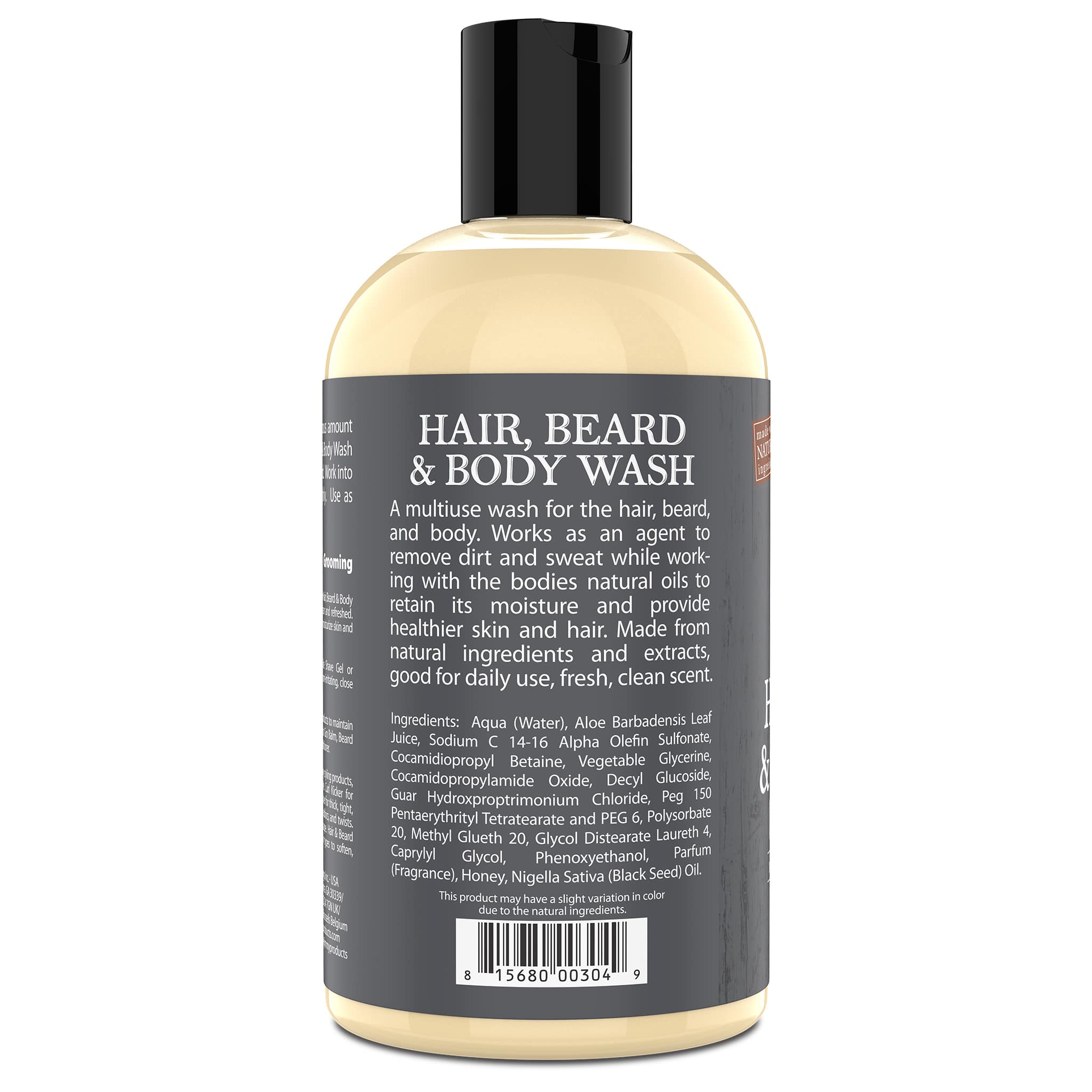 Uncle Jimmy Products Hair, Beard & Body Wash 12oz